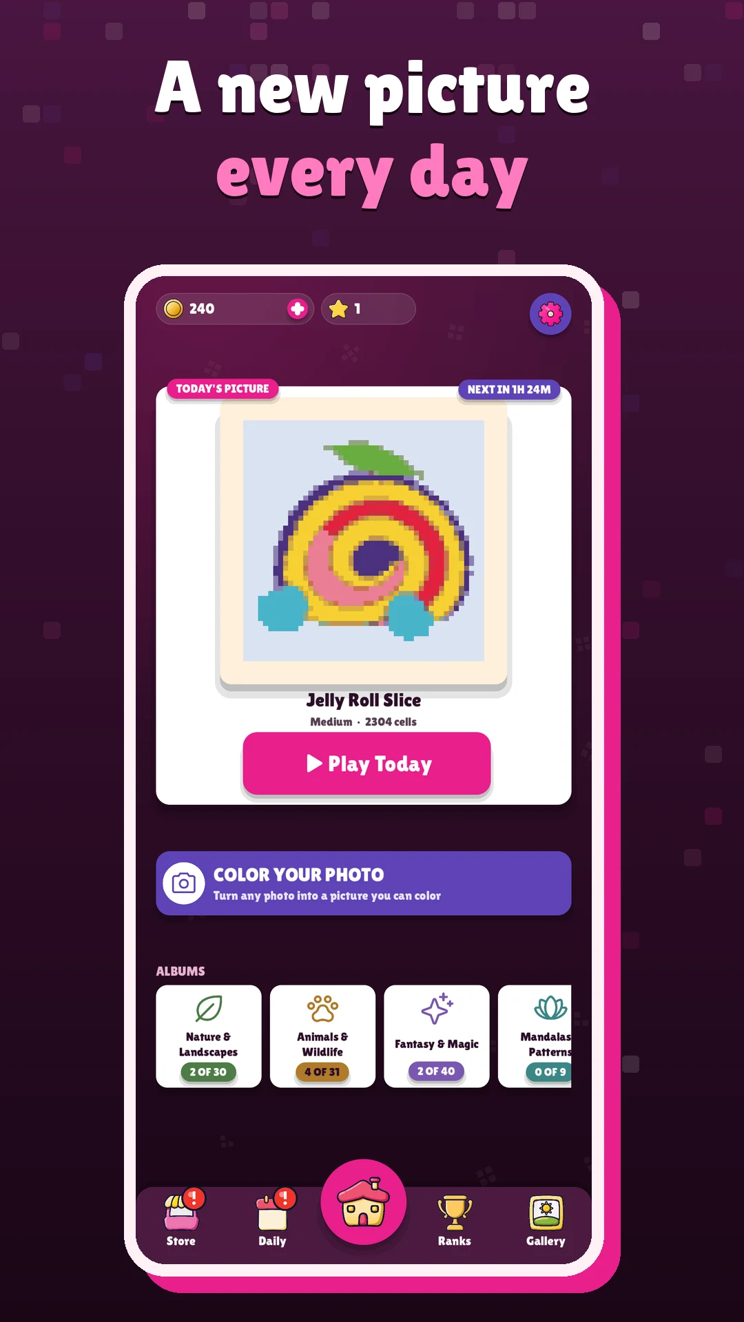 Pigment Pop: Mystery Coloring screenshot